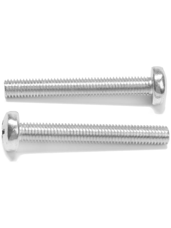 Винт, с полукруглой головкой, оцинкованный, DIN7985, М8х60 мм, 100 шт