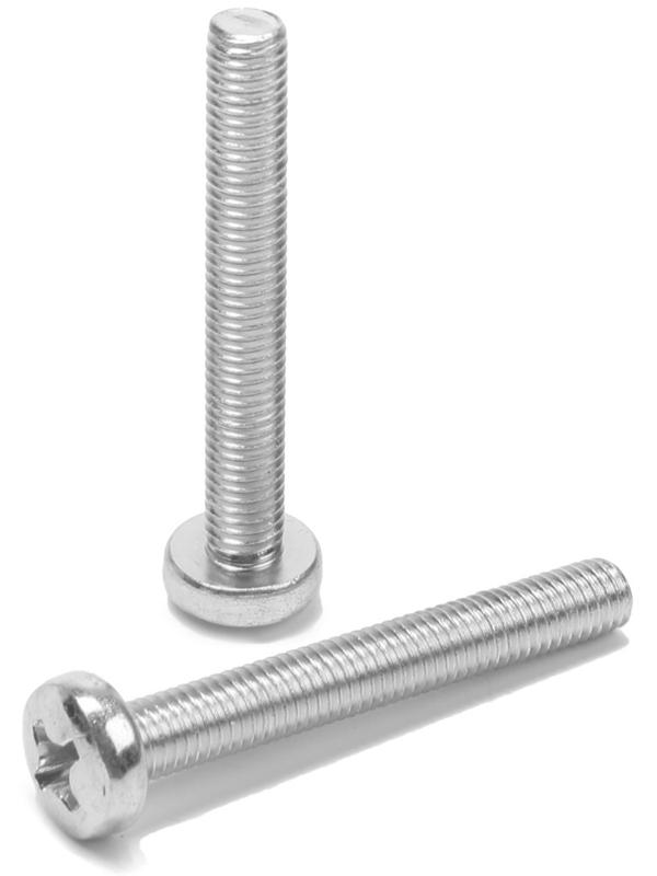 Винт, с полукруглой головкой, оцинкованный, DIN7985, М8х60 мм, 100 шт