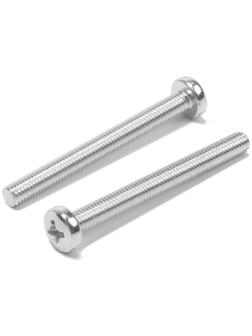 Винт, с полукруглой головкой, оцинкованный, DIN7985, М8х80 мм, 100 шт