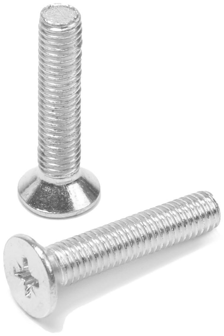 Винт, потайной, оцинкованный, DIN965, М5х25 мм, 600 шт