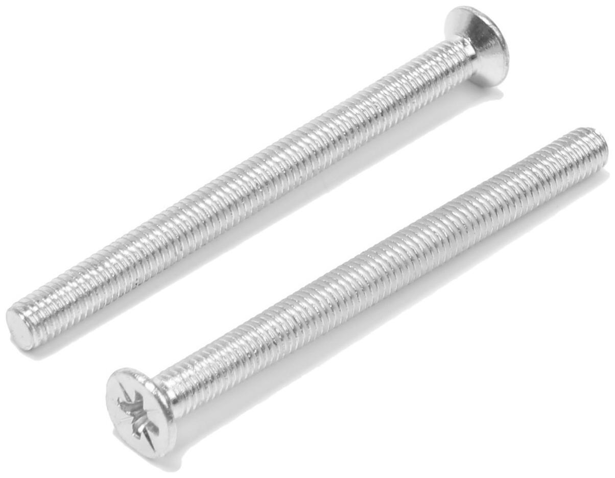 Винт, потайной, оцинкованный, DIN965, М5х60 мм, 200 шт