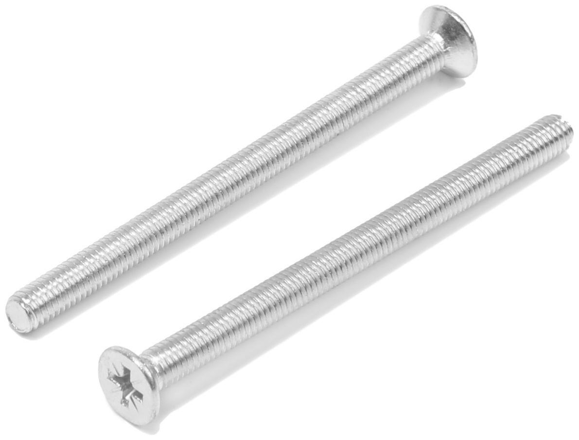 Винт, потайной, оцинкованный, DIN965, М5х70 мм, 120 шт