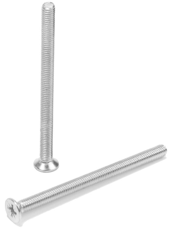 Винт, потайной, оцинкованный, DIN965, М5х70 мм, 120 шт