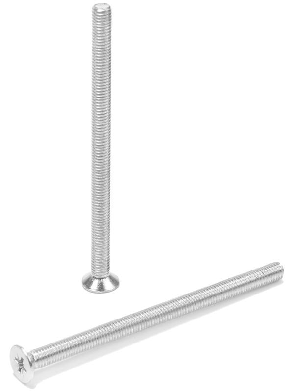 Винт, потайной, оцинкованный, DIN965, М5х80 мм, 120 шт