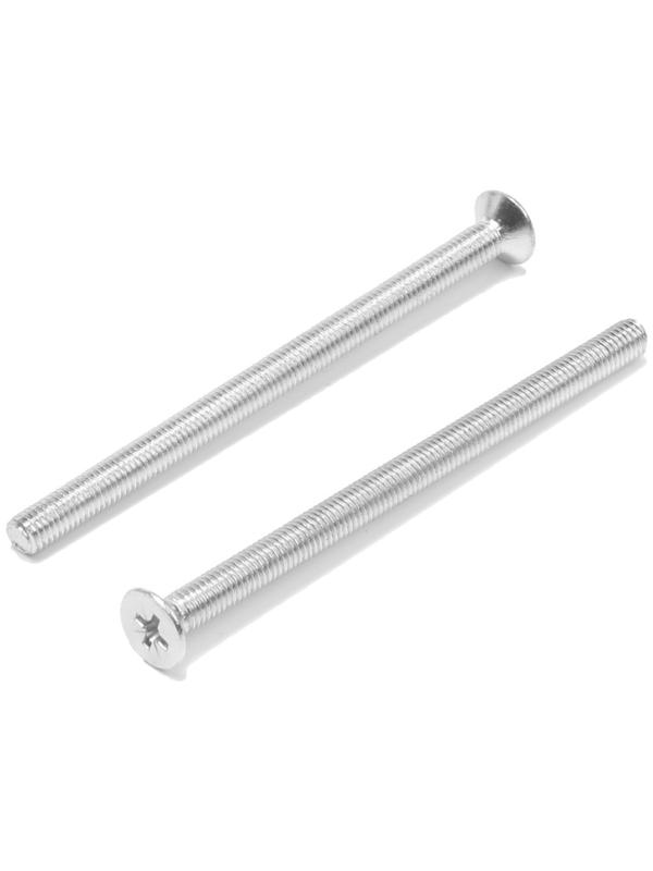 Винт, потайной, оцинкованный, DIN965, М5х80 мм, 120 шт