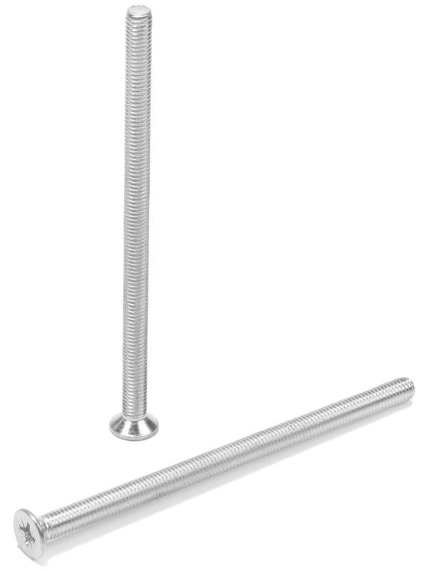 Винт, потайной, оцинкованный, DIN965, М5х90 мм, 120 шт