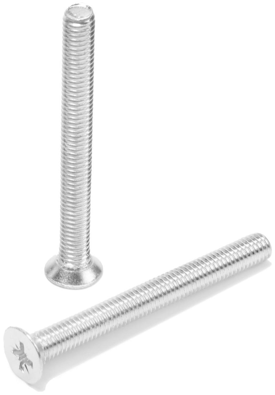 Винт, потайной, оцинкованный, DIN965, М6х60 мм, 150 шт