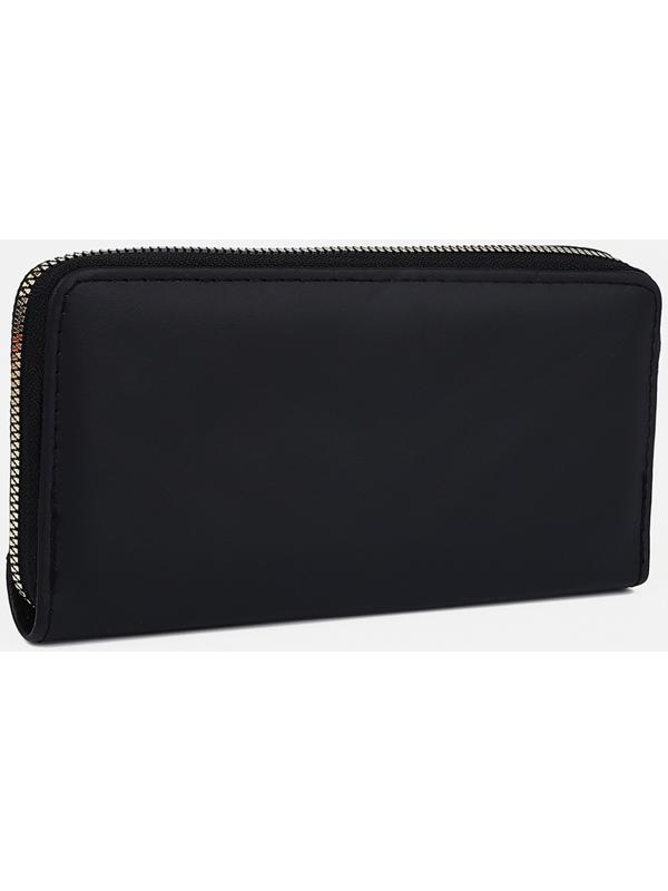 Кошелёк на молнии, цвет чёрный