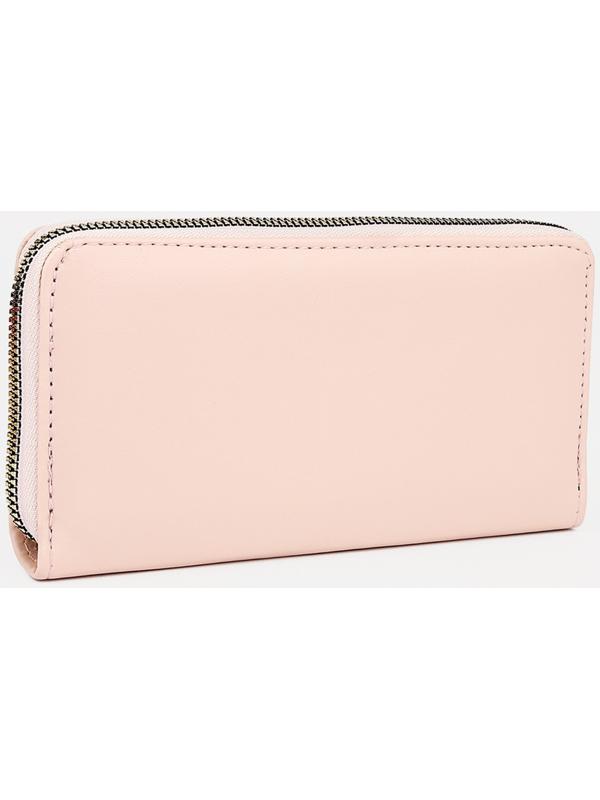 Кошелёк на молнии, цвет пудра
