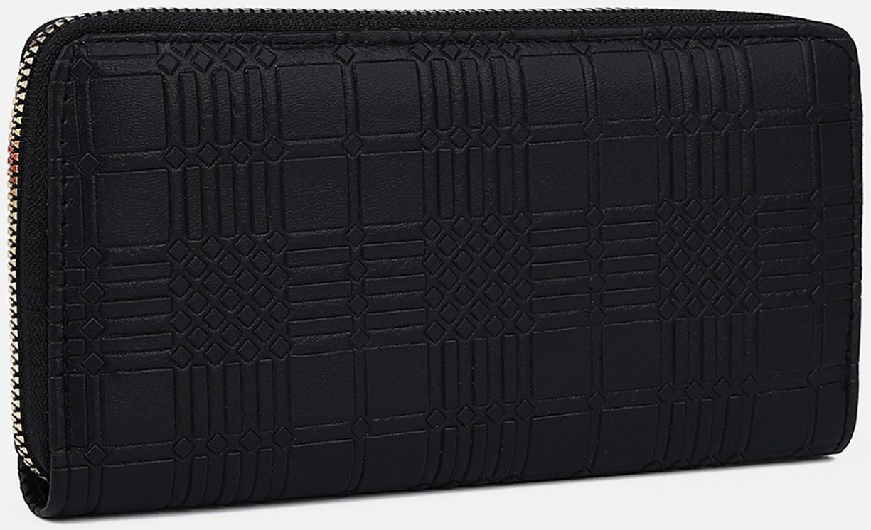 Кошелёк на молнии, цвет чёрный