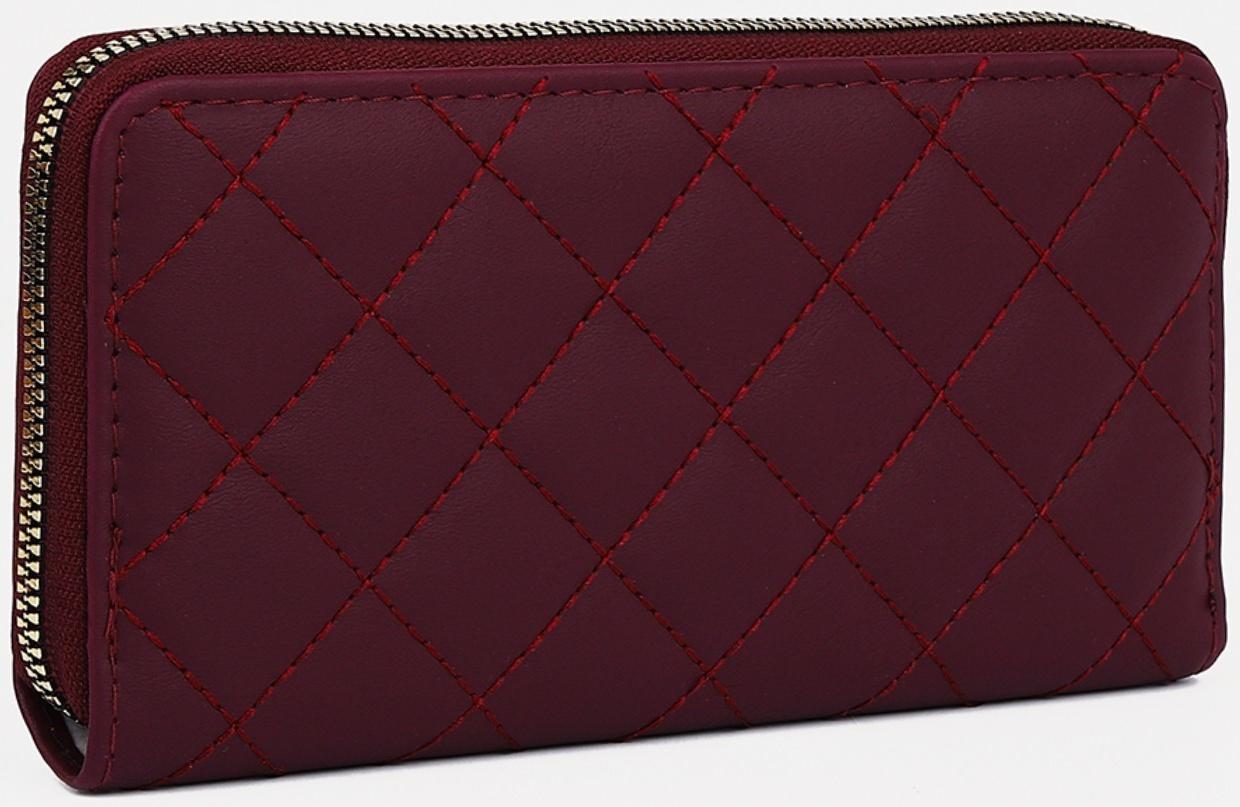 Кошелёк на молнии, цвет фиолетовый