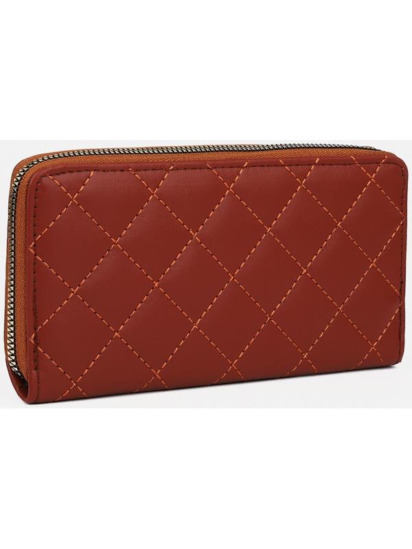 Кошелёк на молнии, цвет рыжий