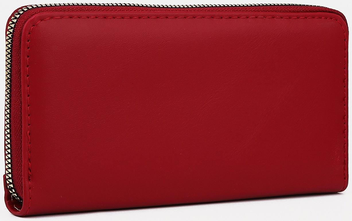 Кошелёк на молнии, цвет бордовый