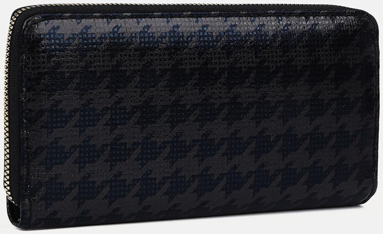 Кошелёк на молнии, цвет чёрный