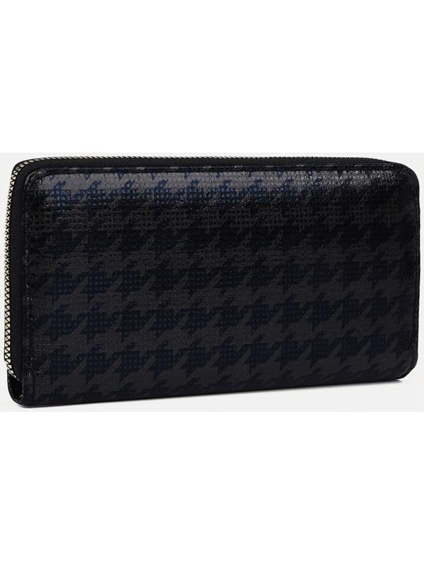 Кошелёк на молнии, цвет чёрный