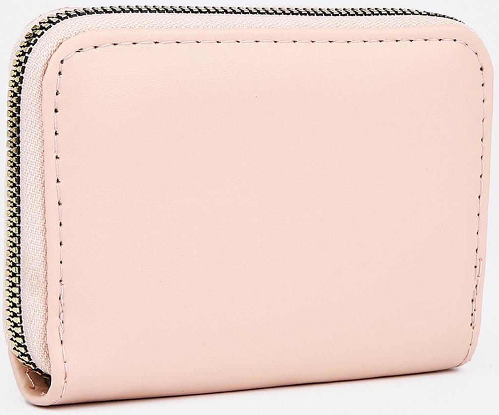 Кошелёк на молнии, цвет бежевый