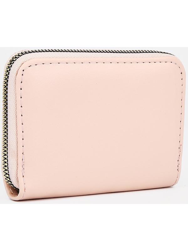 Кошелёк на молнии, цвет бежевый