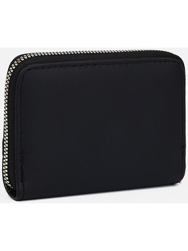 Кошелёк на молнии, цвет чёрный
