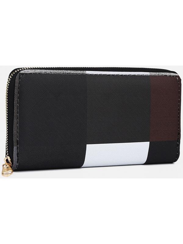 Кошелёк на молнии, цвет серый