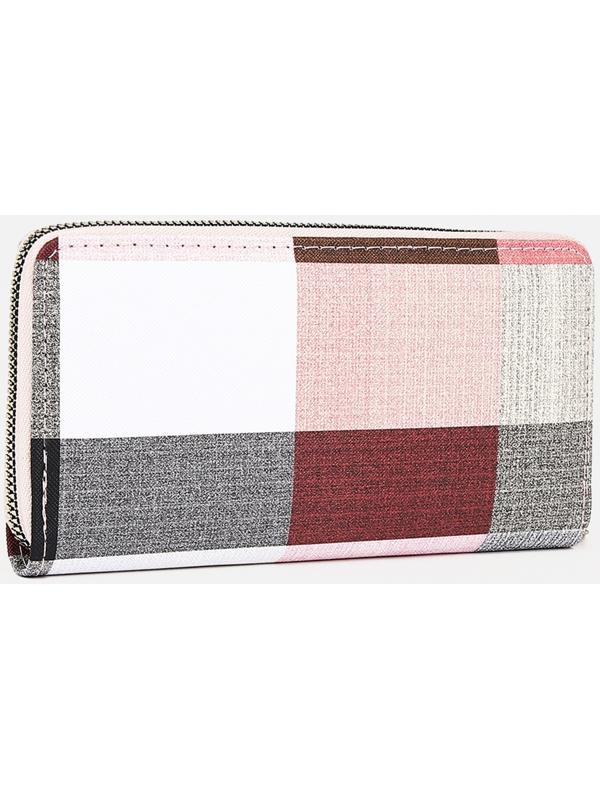 Кошелёк на молнии, цвет розовый