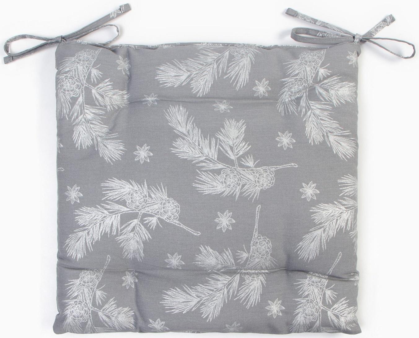 Сидушка Этель «Серебряные ветки», 40х40 см, саржа 190 г/м2