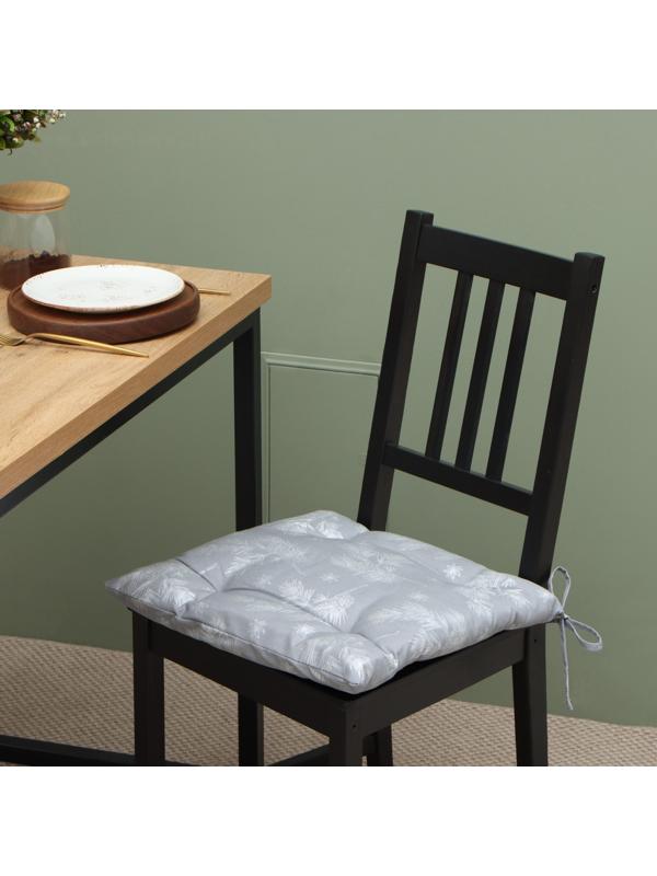 Сидушка Этель «Серебряные ветки», 40х40 см, саржа 190 г/м2