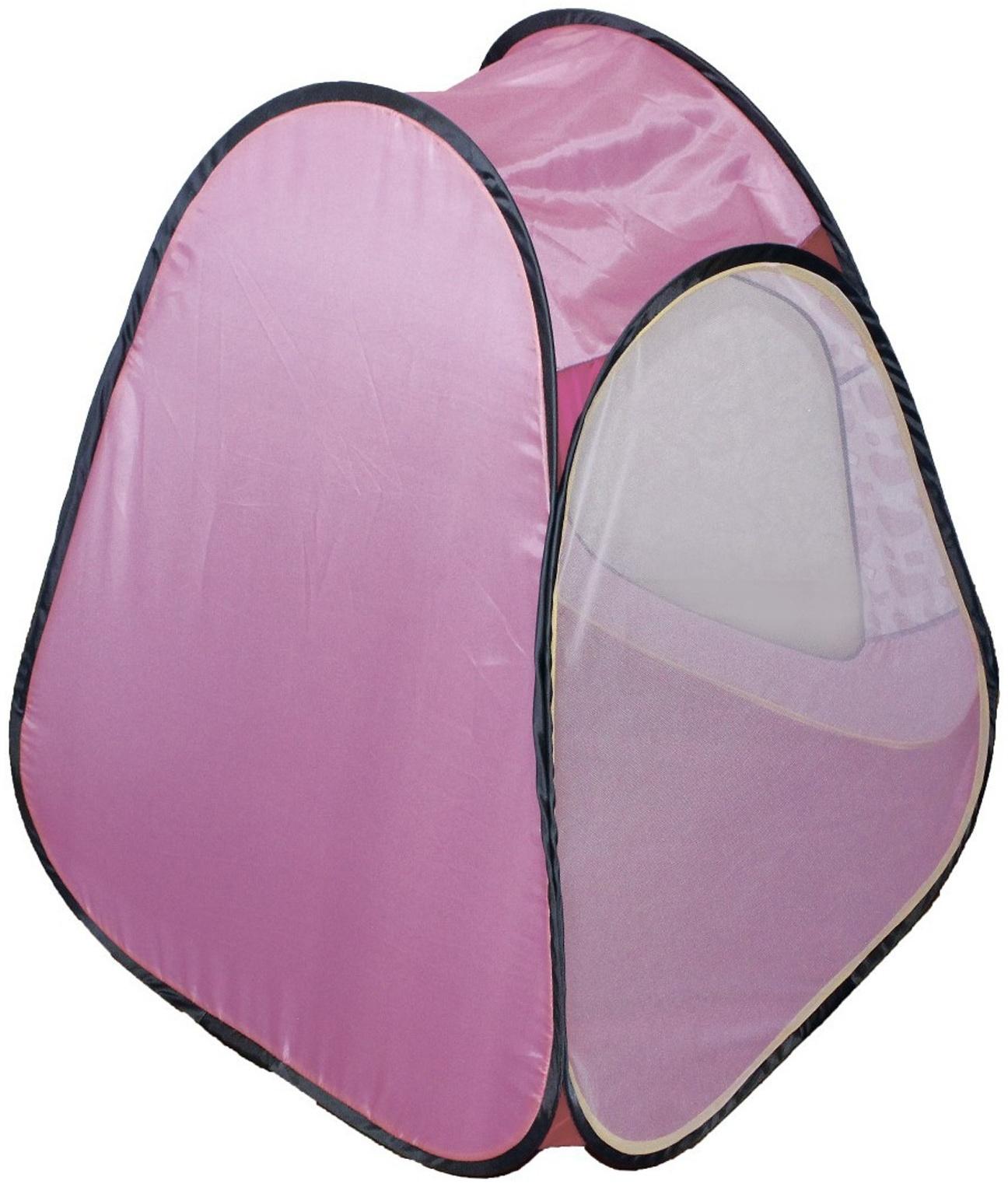 Палатка детская игровая «Радужный домик» 80 × 55 × 40 см, Принт «Пуговицы на розовом»