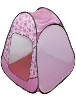 Палатка детская игровая «Радужный домик» 80 × 55 × 40 см, Принт «Пуговицы на розовом»