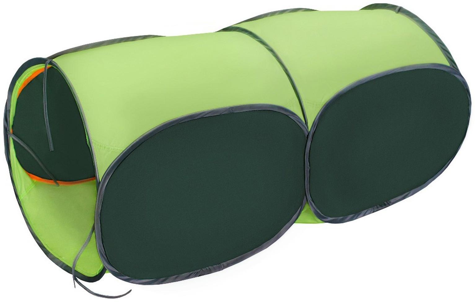 Тоннель, 2-секционный Belon familia, цвет зелёный+салатовый