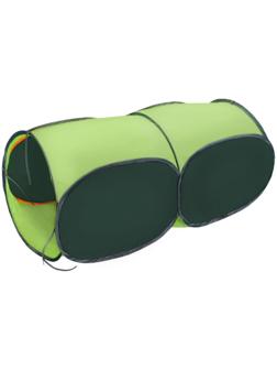 Тоннель, 2-секционный Belon familia, цвет зелёный+салатовый