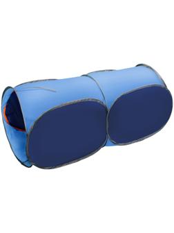 Тоннель, 2-секционный Belon familia, цвет синий+голубой