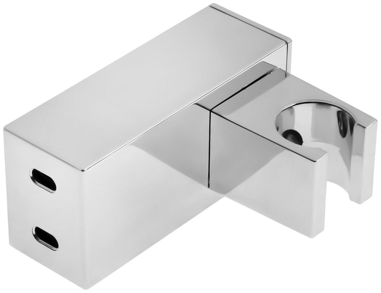 Держатель для душевой лейки ZEIN Z90, квадратный, пластик, хром
