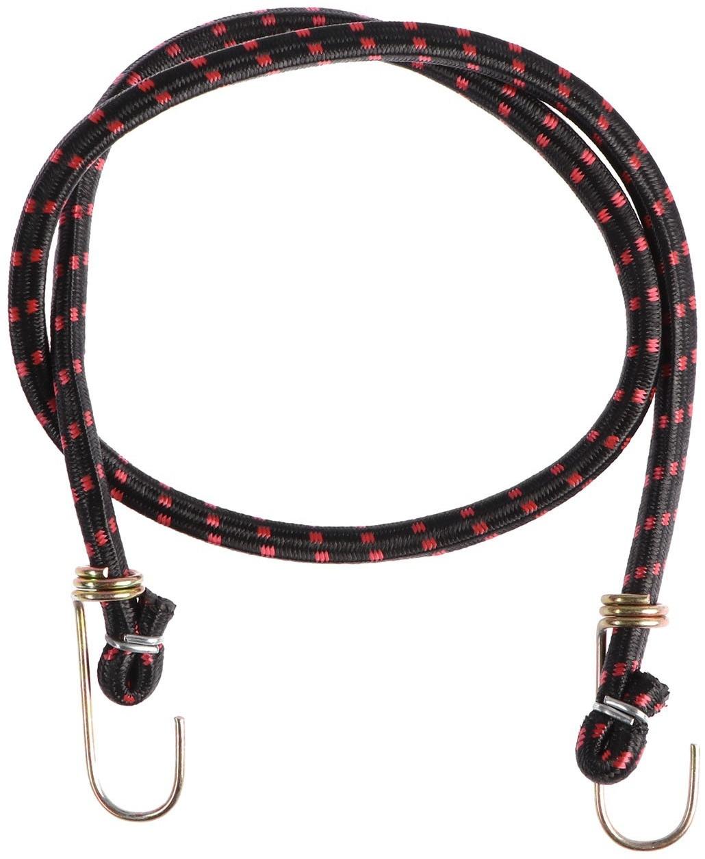 Резинка для крепления багажа, 100 см, металлические крючки, МИКС