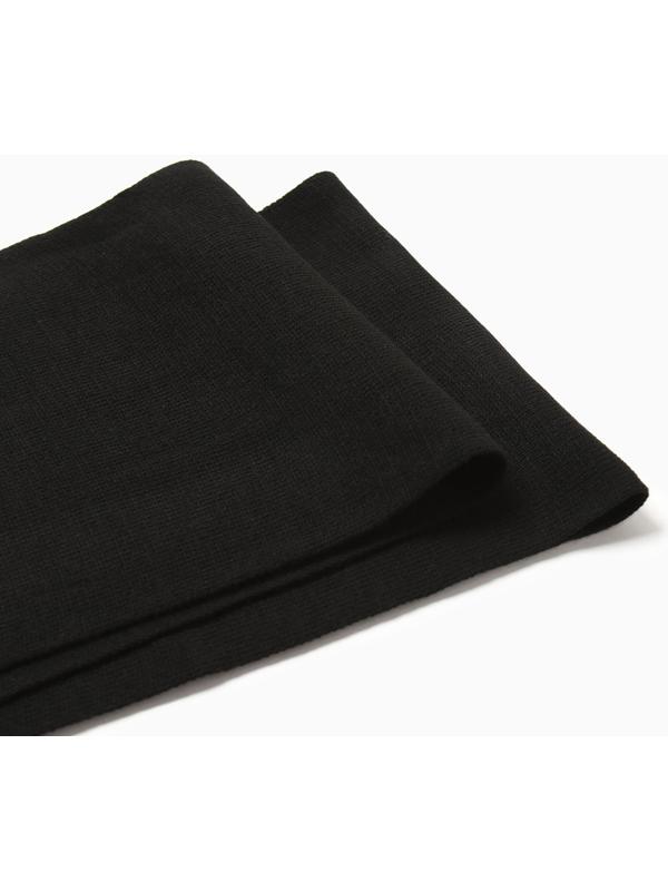 Шарф детский, цвет черный, размер 144х20 см