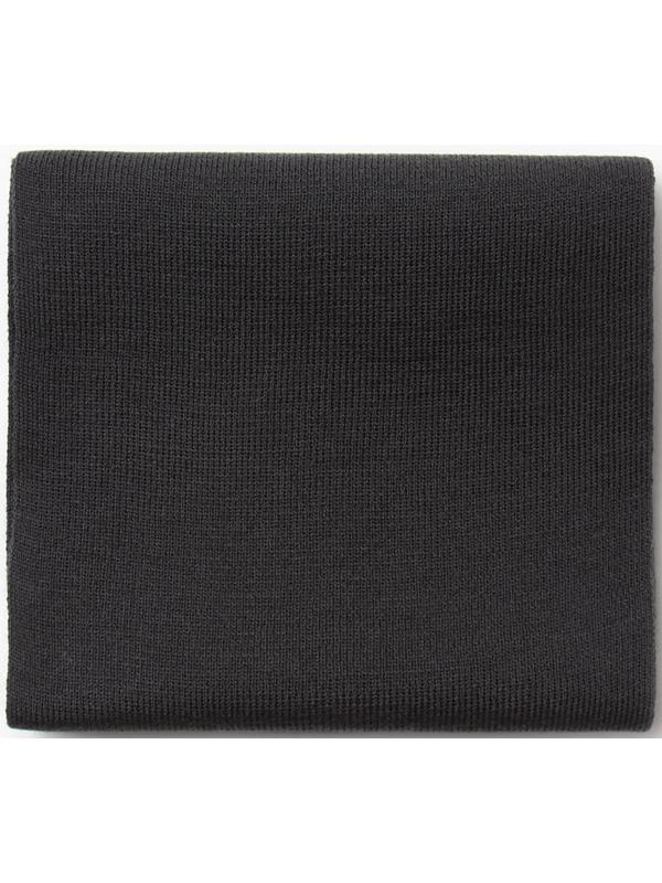 Шарф детский, цвет графит, размер 144х20 см