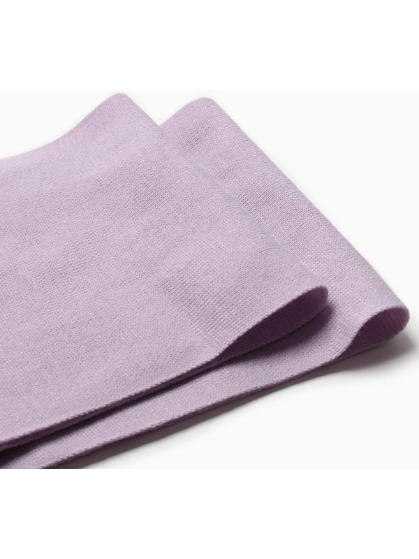 Шарф детский, цвет сиреневый, размер 144х20 см