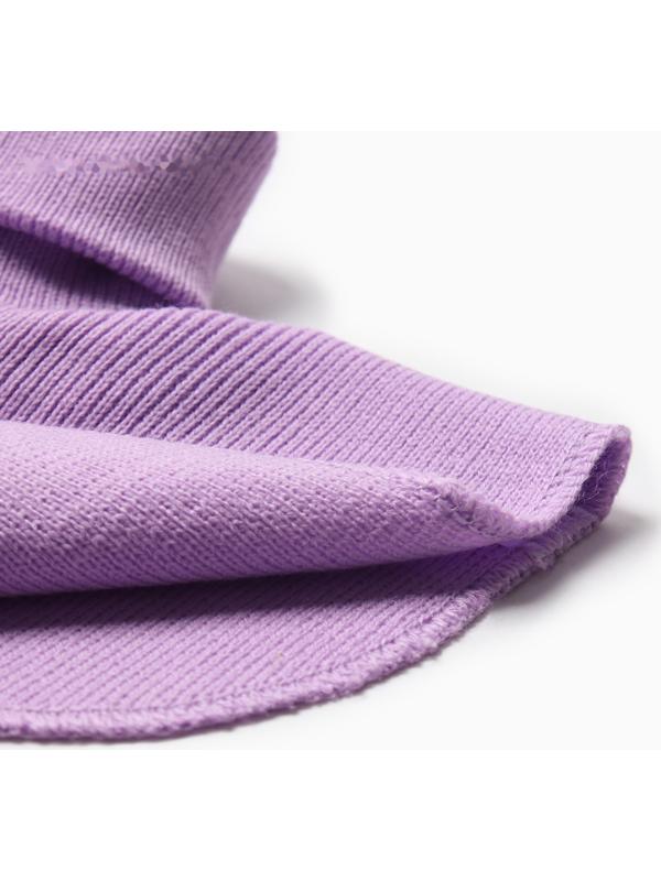 Манишка детская, цвет сиреневй, размер М (3-8 лет)