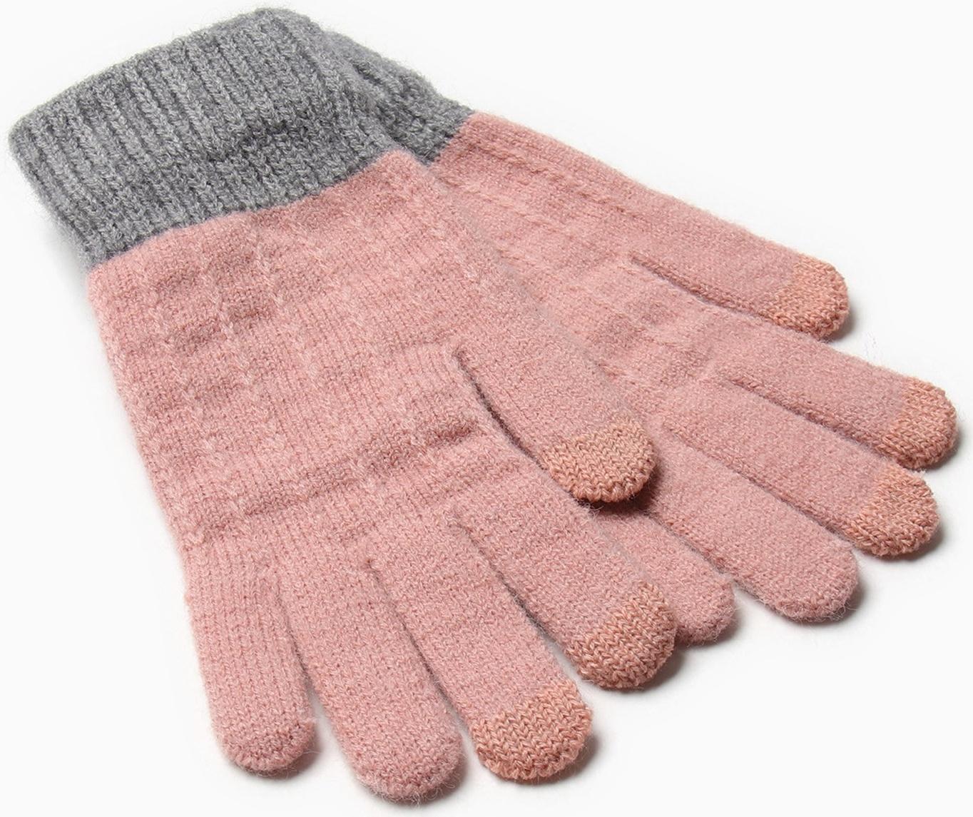 Перчатки женские MINAKU 22 см розовый