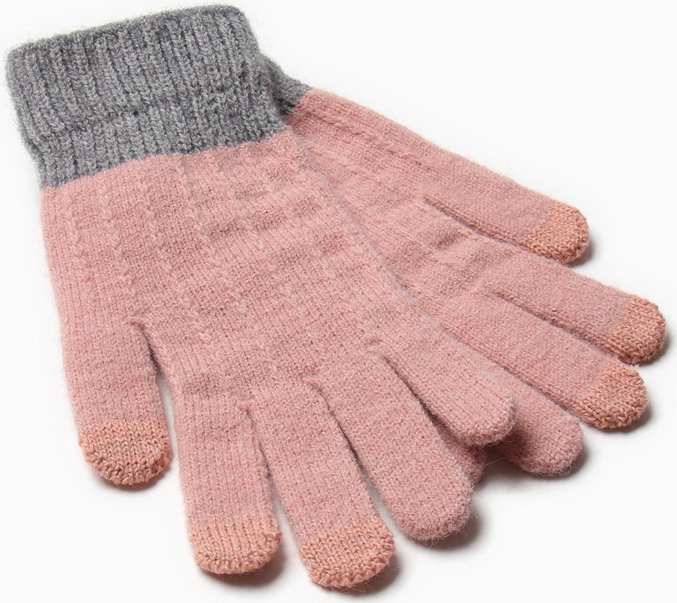 Перчатки женские MINAKU 22 см розовый
