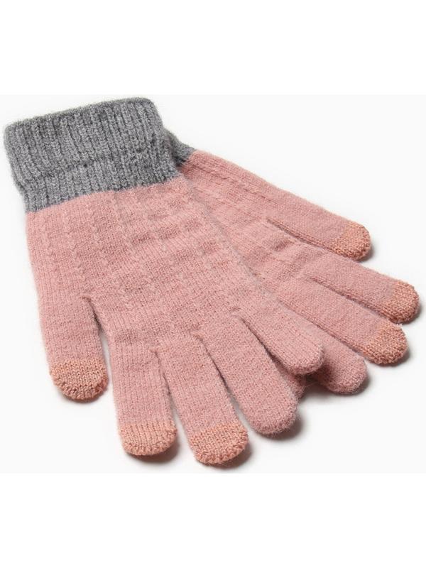 Перчатки женские MINAKU 22 см розовый