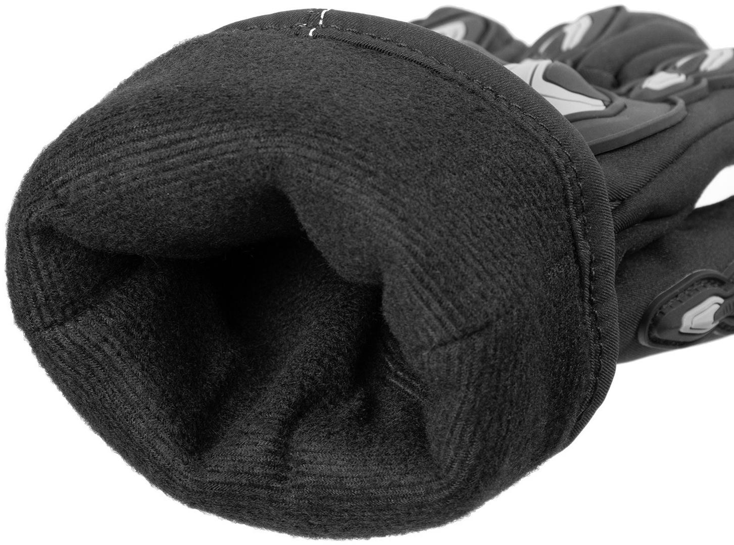 Перчатки мотоциклетные, зимние, размер L, серый