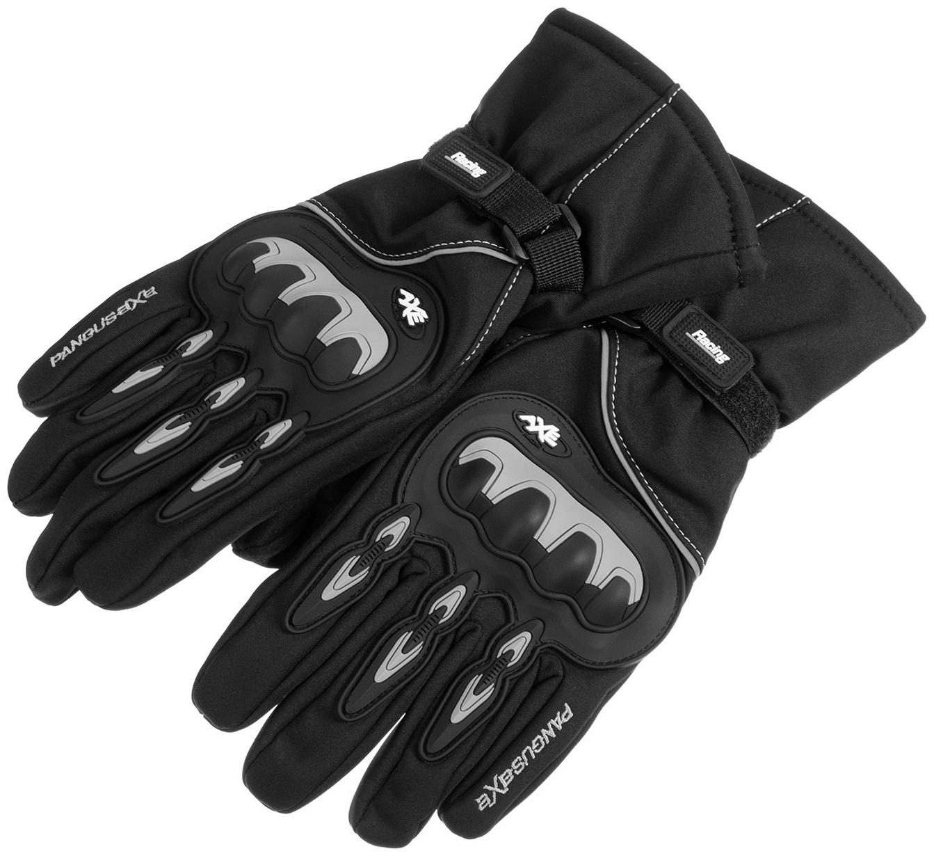 Перчатки мотоциклетные, зимние, размер L, серый