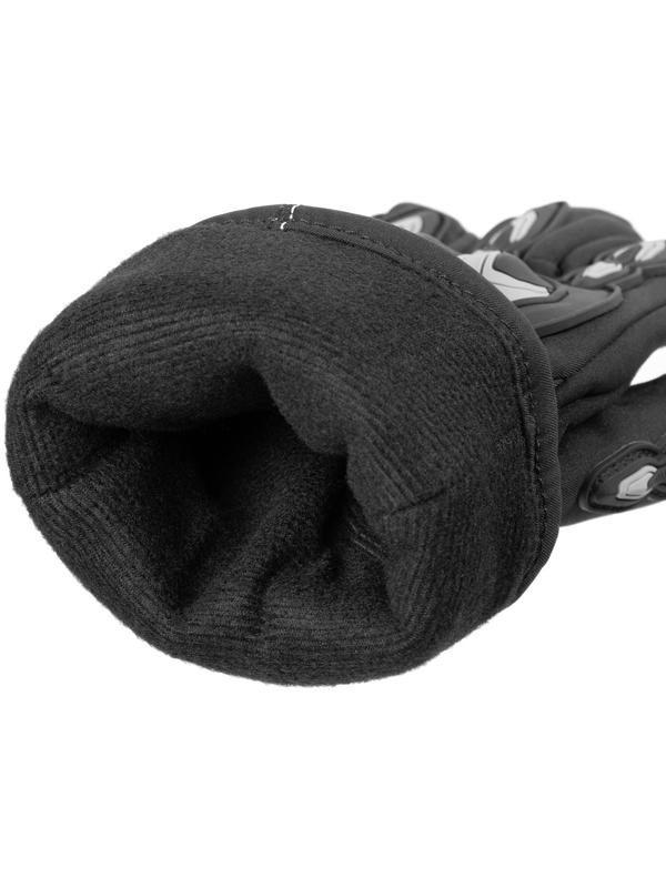 Перчатки мотоциклетные, зимние, размер L, серый