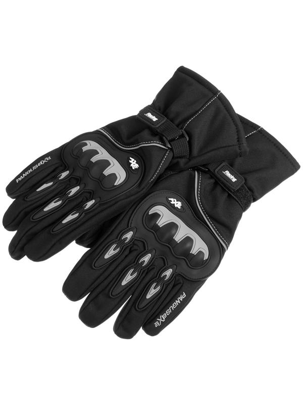 Перчатки мотоциклетные, зимние, размер L, серый