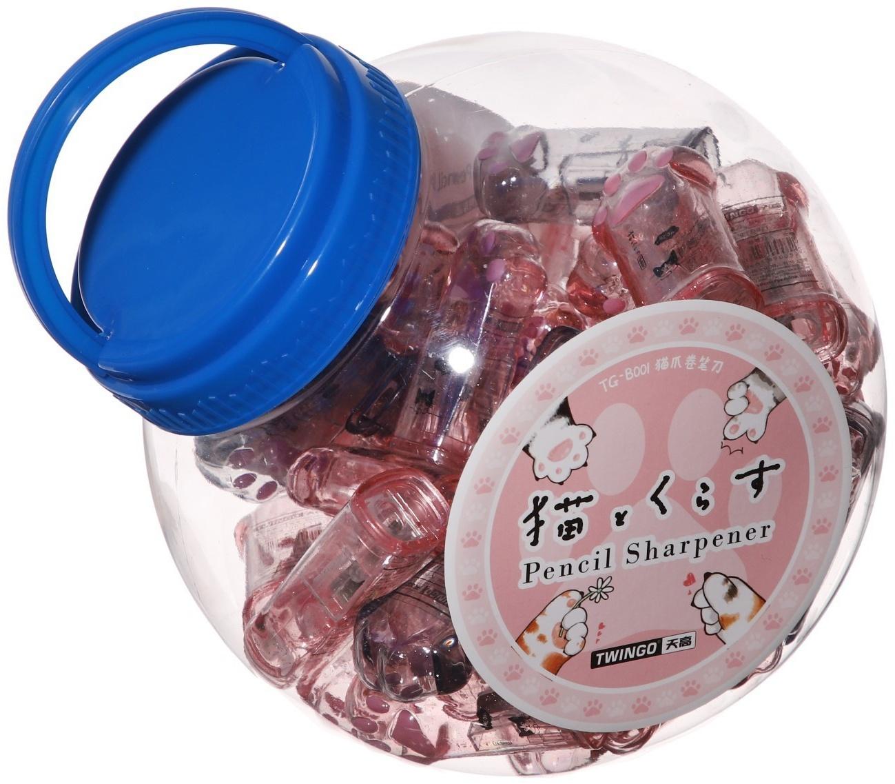 Точилка с контейнером МИКС Лапка