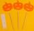 Шпажки «Тыква», набор 3 шт.