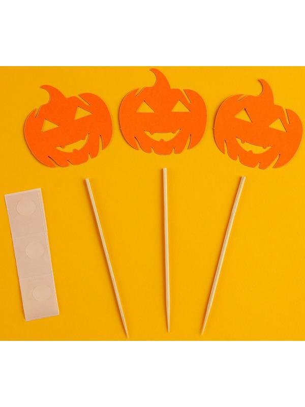 Шпажки «Тыква», набор 3 шт.