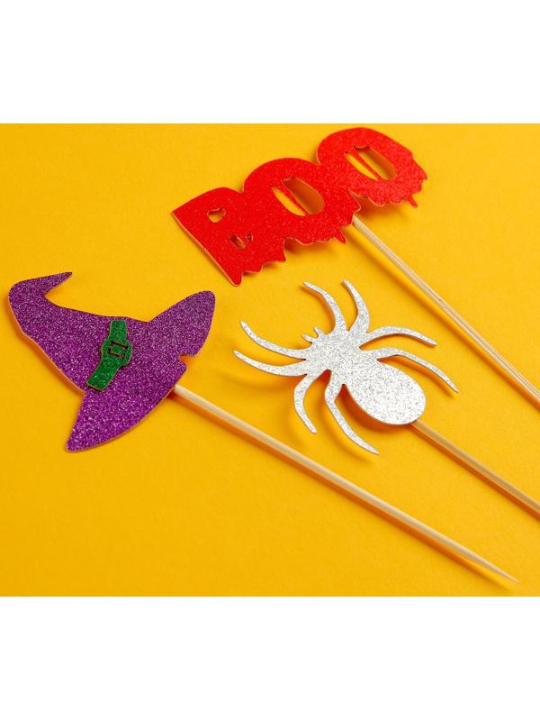 Шпажки «Хэллоуин», набор 6 шт.