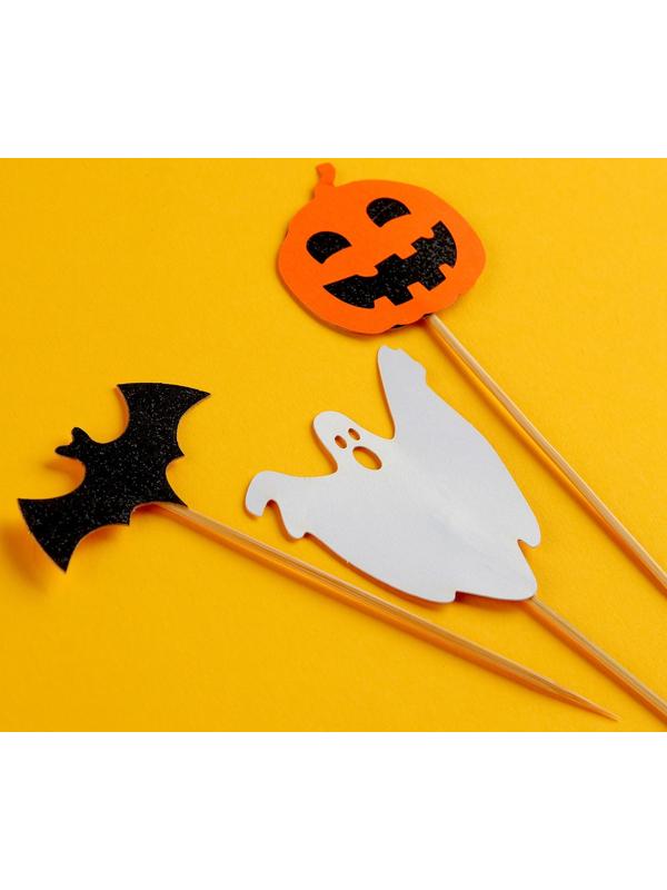 Шпажки «Хэллоуин», набор 6 шт.