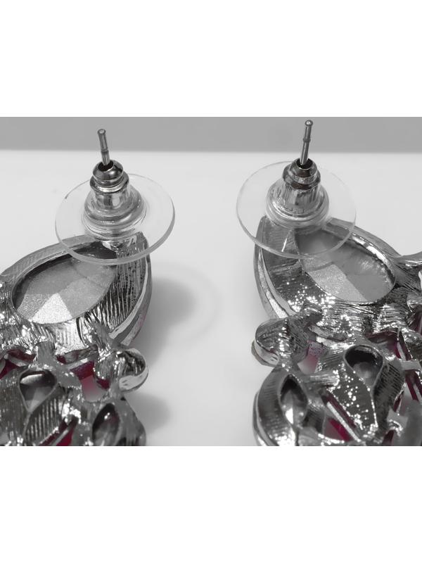 Серьги со стразами 